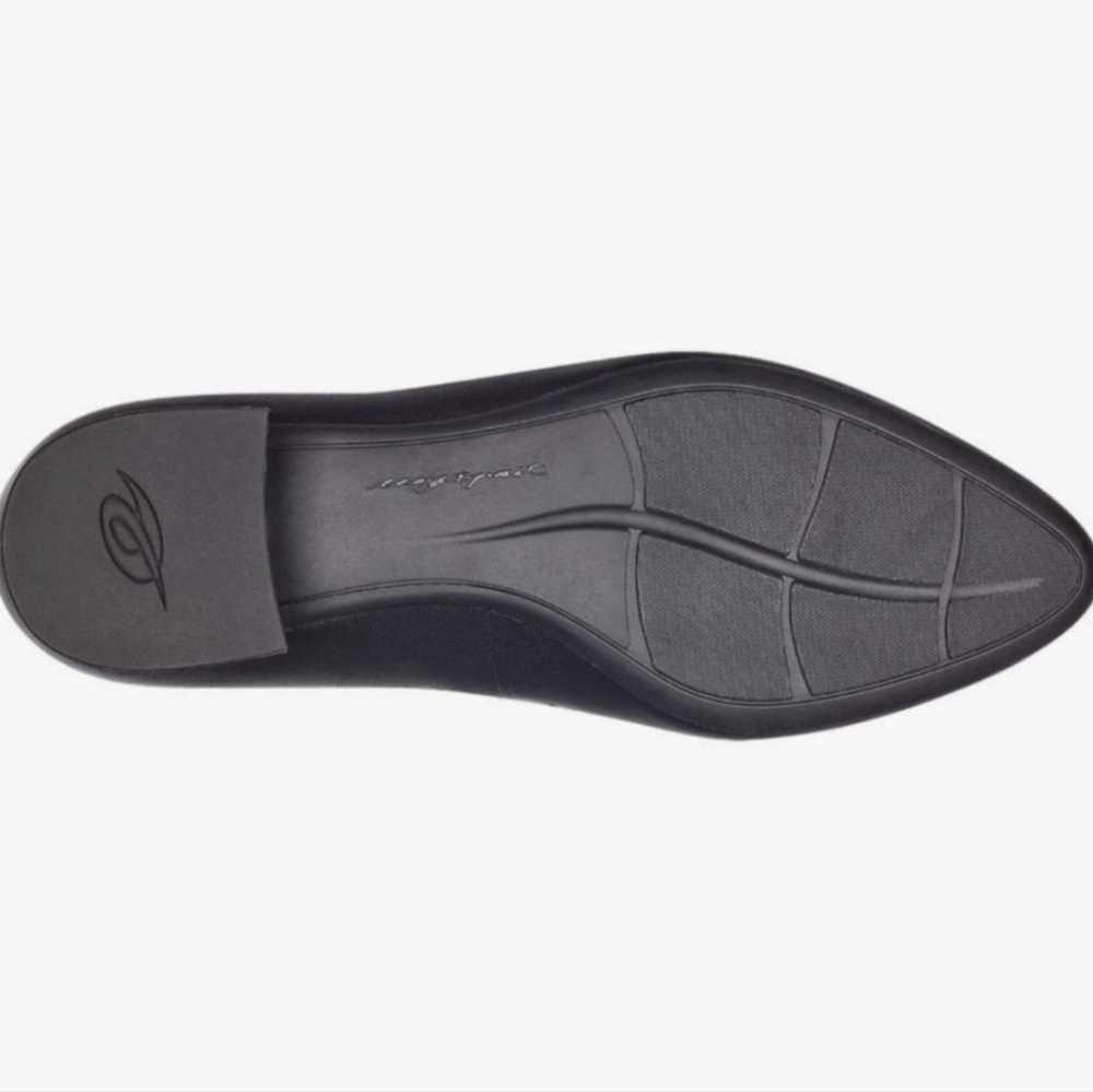 EasySpirit CALDISE Pump Black Leather PointedToe SlipOn BlockHeel Size 8 1/2 NIB - Picture 10 of 16